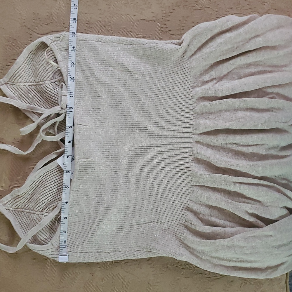 Free People Tula Sweater Midi Dress/Natural - Picture 9 of 16